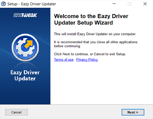 Installation Process Eazy Driver Updater