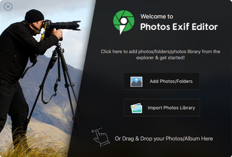 How to change exif data on photos