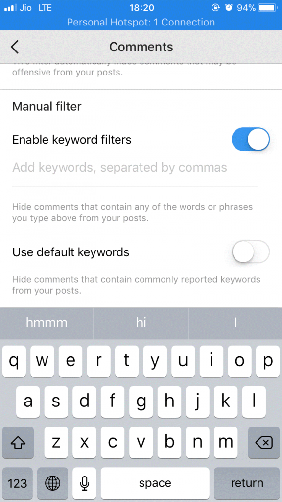 Auto-Hide Comments Containing Specific Words on Instagram - 576 x 1024 png 539kB