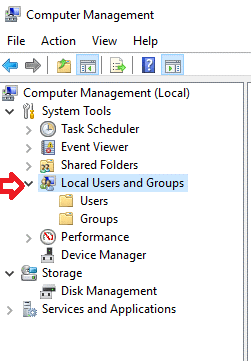 local user and group policy