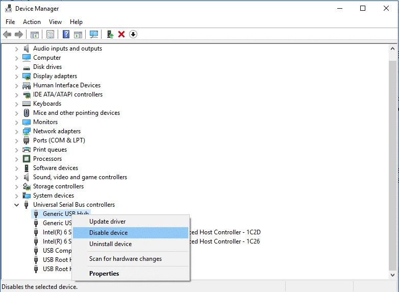 Usb port per port disable control что это