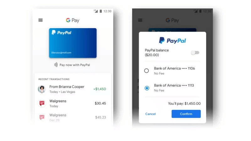 Google Payments Paypal