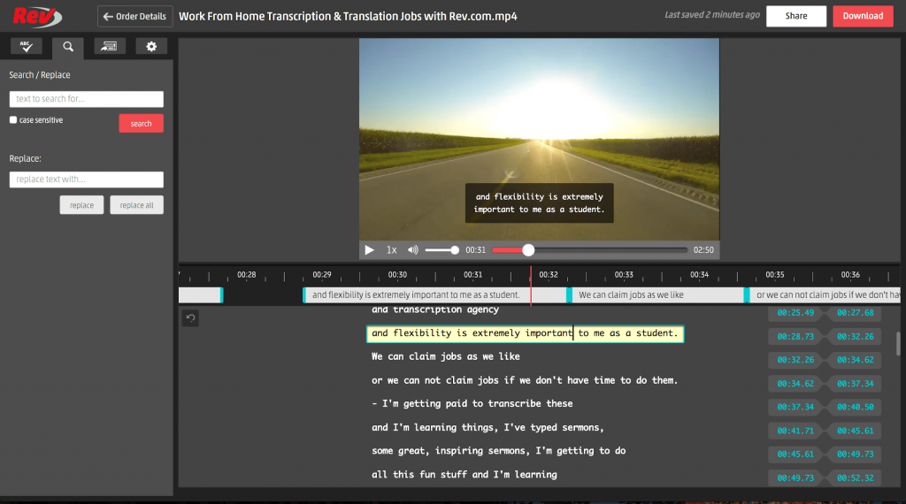 Real time closed captioning software