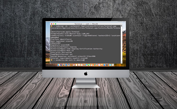 best command line for mac