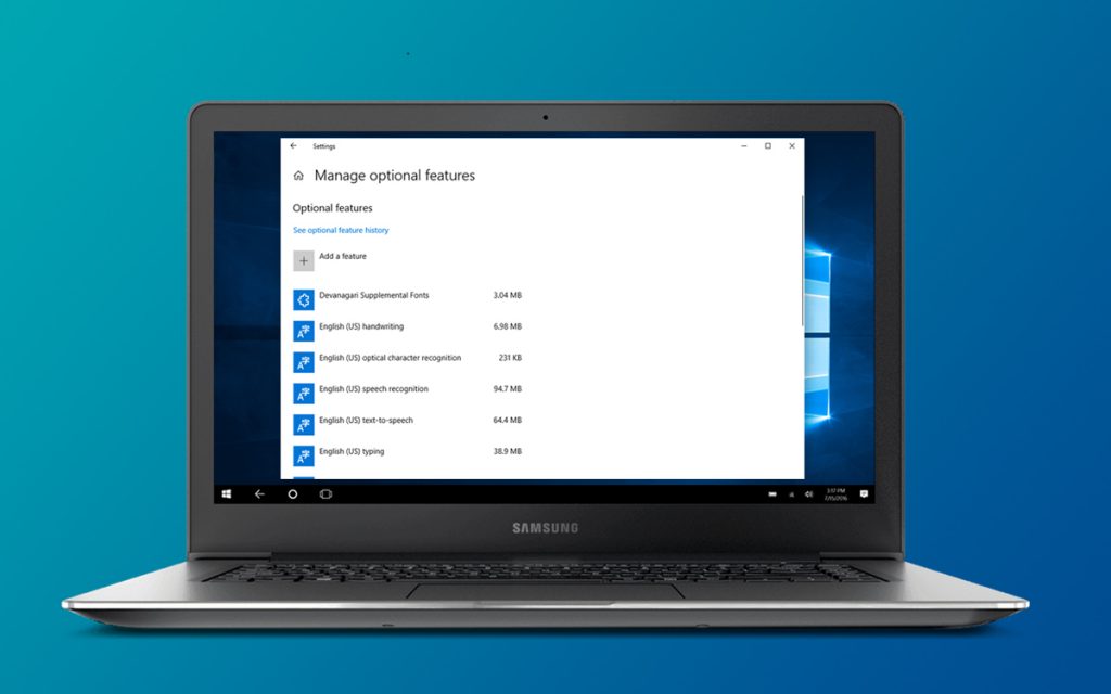 How to Use Windows 10's Optional Features