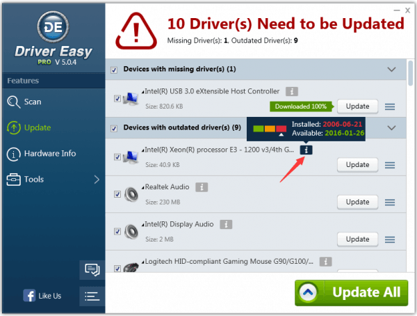 updating drivers