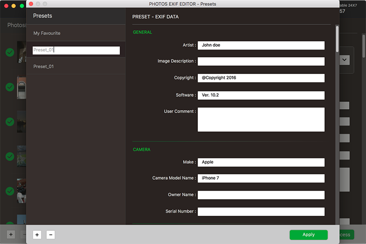 Exif Editor For Mac Free