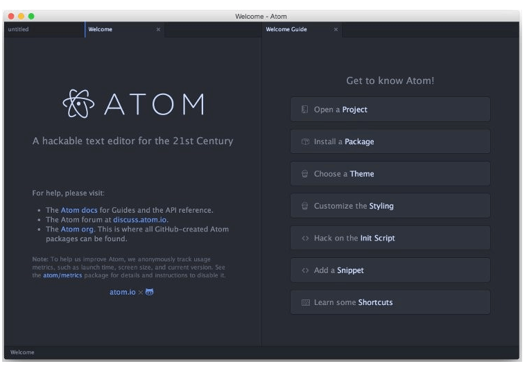 atom for mac os 10.10.5