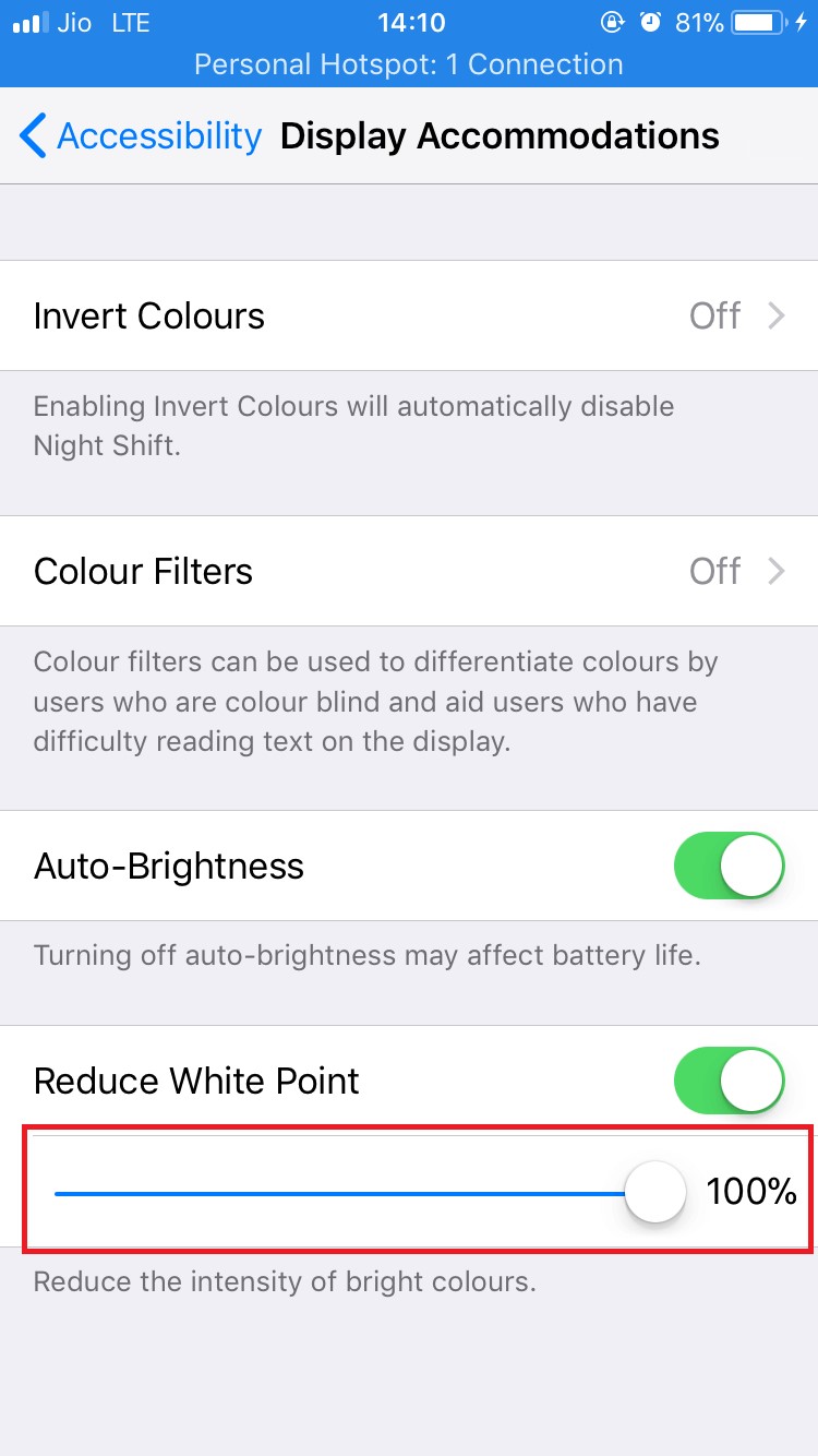 How To Reduce Brightness Of Your iPhone Below The Minimum Level