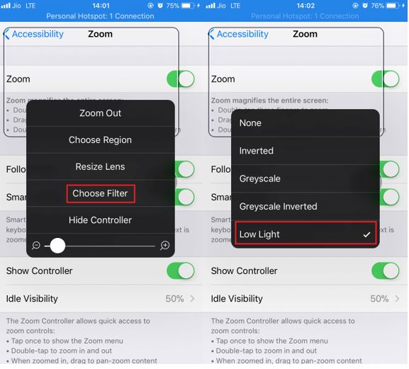 how to get video filters on zoom on ipad
