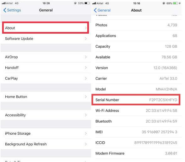 how to check apple serial number for stolen