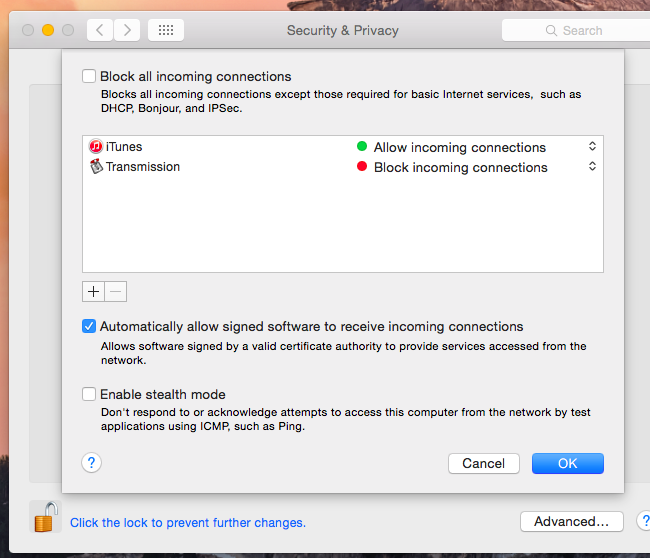 What Is The Firewall For Mac