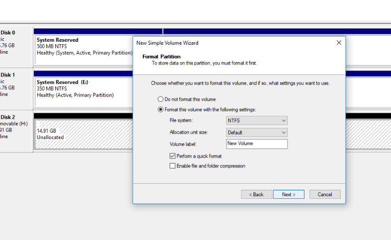 how to format usb drive into multiples