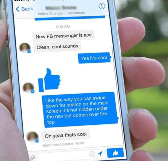 archieved facebook messages