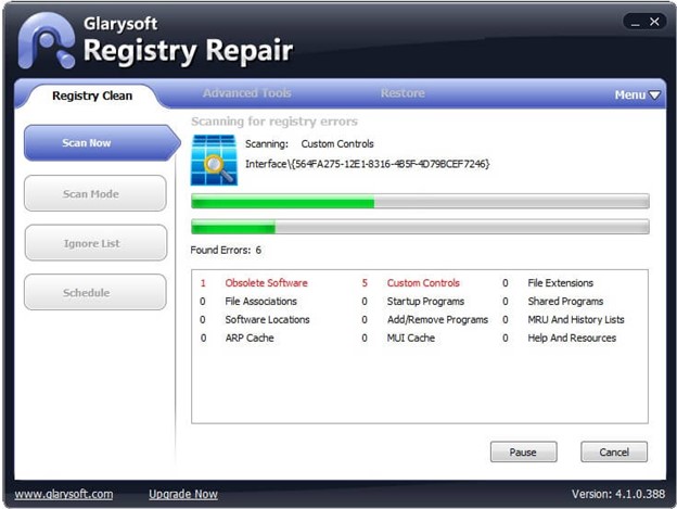 glarysoft registry repair license name and code