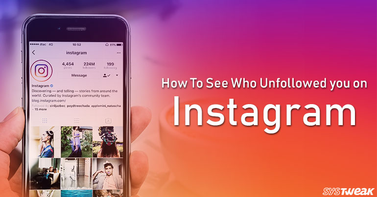  - how to tell !   who isn t following you on instagram