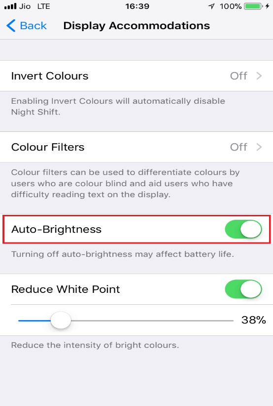 how to turn off automatcally adjust brightness mac