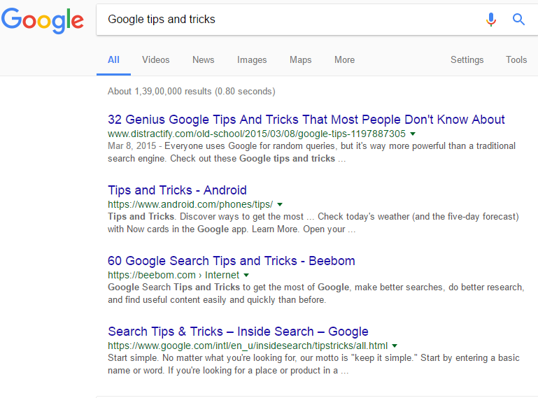 Google Tips and Tricks You Must Know For Ease Of Searching